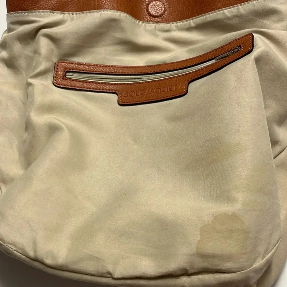 Imperfect Sole Society tote bag magnetic‎ closure versatile mom bag fall